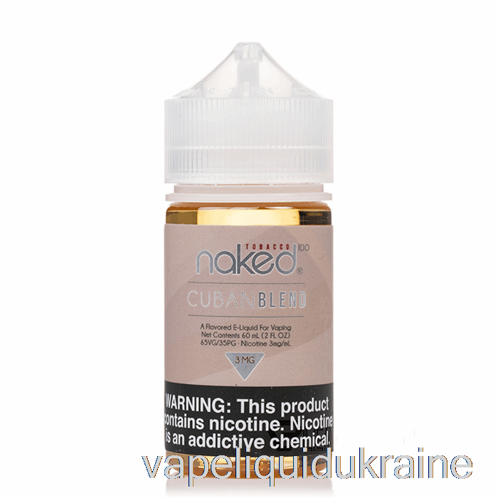 Vape Liquid Ukraine Cuban Blend - Naked 100 Tobacco - 60mL 6mg